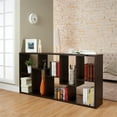 thumbnail image 5 of Furniture of America Adeo Contemporary Wood 10-Shelf Bookcase in Walnut, 5 of 8