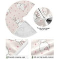 thumbnail image 2 of FMSHPON Easter Rabbit Xmas Christmas Tree Skirt Stand Mat for Holiday Party Decoration Indoor Outdoor 36 inches, 2 of 6