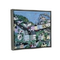 thumbnail image 3 of Stupell Industries Port Town Neighborhood Houses Graphic Art Luster Gray Floating Framed Canvas Print Wall Art, Design by Carla Daly, 3 of 9