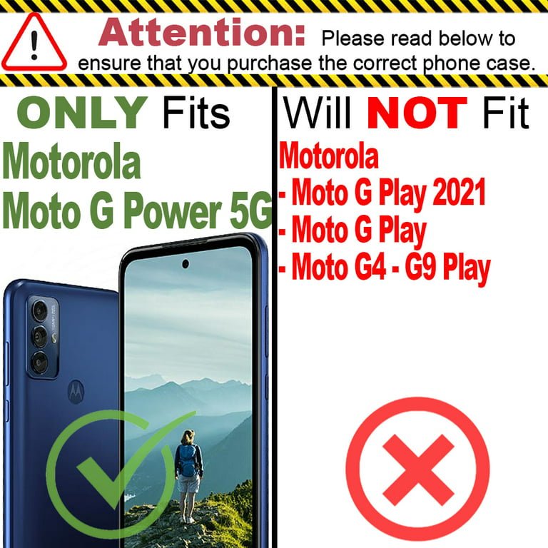 Telefone PC Caso Capa para Motorola MOTO G Play 2023, capa protetora à  prova de choque de grau militar com [suporte giratório de 360°] [função no  veículo] capa resistente Capa de smartphone. (