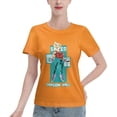 thumbnail image 1 of Women's Basic Short Sleeve T-Shirt Super Saiyan, 1 of 6