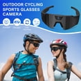 thumbnail image 3 of Wiher Smart Camera Glasses, 4k POV Sports Glasses HD Recording Video, Cycling Action Sunglasses, Wearable Audio Take a Picture Wireless Photography Shooting VCR，Suitable for Men and Women(Black), 3 of 8