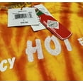 thumbnail image 3 of Born Fly Men's Spicy Hot Sauce Embroidered Tie Dye Tee T-Shirt in Orange (Large, Orange Tie Dye), 3 of 4