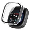 thumbnail image 1 of KAIYANG Estuche para reloj Fitbit Versa 4/Sense 2, cubierta de protección completa con protector de pantalla de vidrio templado Estilo B Fitbit Versa 4 transparente, 1 of 5