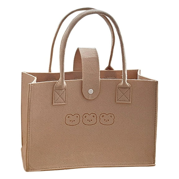 PBPBOX Multi-Function Khaki Grocery Tote Bag Lightweight Foldable Reusable Shopping Pouch