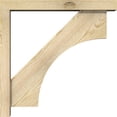thumbnail image 3 of Ekena Millwork 4"W x 24"D x 24"H Westlake Block Rough Sawn Bracket w/ Offset Brace, Douglas Fir, 3 of 25