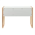 thumbnail image 4 of Riverbay Furniture Transitional Wood Two Drawer Desk in White and Natural, 4 of 19