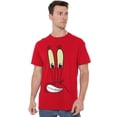 thumbnail image 4 of SpongeBob SquarePants Mens Smile Mr Krabs Face T-Shirt, 4 of 5