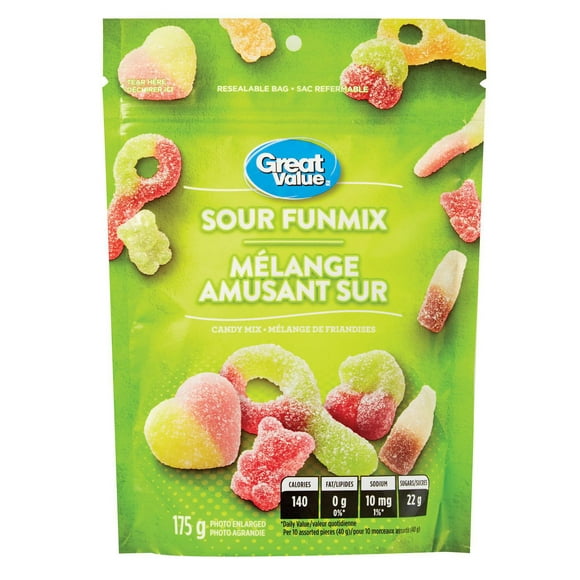 Great Value Sour Funmix Candy Mix, 175 g