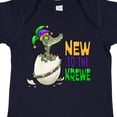 thumbnail image 4 of Inktastic New to the Krewe Mardi Gras Baby Alligator Boys or Girls Baby Bodysuit, 4 of 5
