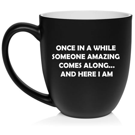 

Someone Amazing Funny Sarcasm Funny Mom Wife Sister Best Friend Coworker Ceramic Coffee Mug Tea Cup Gift for Her Him Friend Coworker Wife Husband (16oz Matte Black)