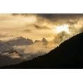 thumbnail image 2 of Illg, Cathy and Gordon 24x17 White Modern Wood Framed Museum Art Print Titled - Alaska, Chilkat River Valley Mountain sunrise, 2 of 4