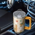 thumbnail image 4 of 40 oz Merry Christmas Red Plaid Tumbler with Handle and Straw, Stainless Steel Insulated Cup 40 oz, Leak Proof Holiday Mug, Festive Gift, 4 of 4