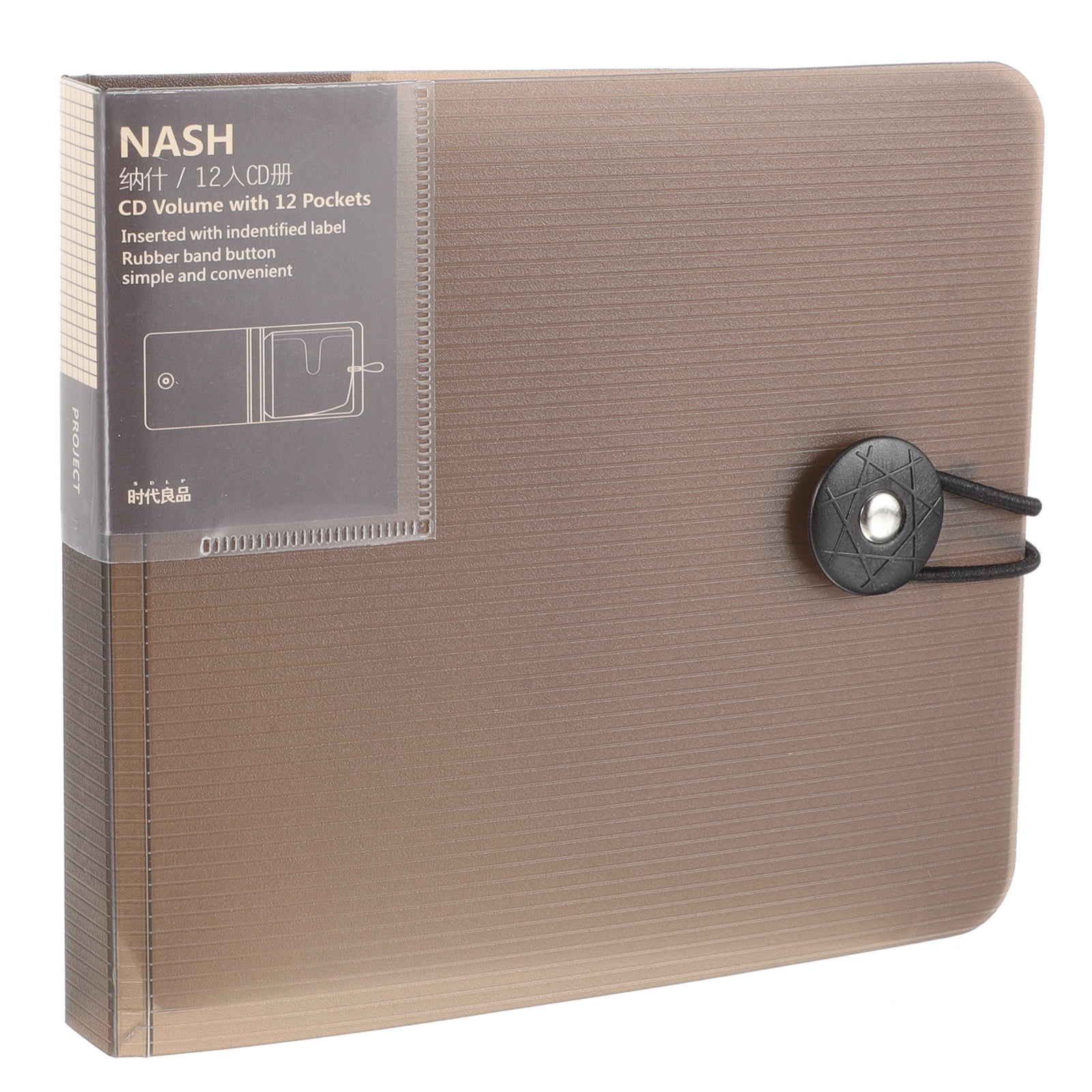 Rosarivae CD Insert Sheets Storage Binder CD Organizer Disc Holder Disc Bag Disc Storage Wallet