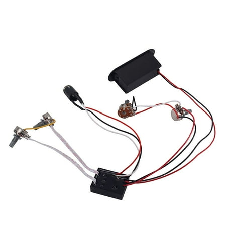 Justharion 2-band Active Bass Electric Guitar Equalizer Preamp Circuit