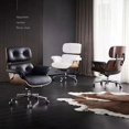 thumbnail image 4 of Office Chair Relaxing Leather High-Quality Designer Simple Modern Luxury Furniture Chair Comfortable Rotating Boss Chair My Lux Decor Round, 4 of 12