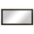 thumbnail image 2 of Rayne Ozark Hardwood Red Oak Mirror Wall Mirror 70"x33" Leaning Floor Mirror Ebony With Decorative Corner Brackets, 2 of 4