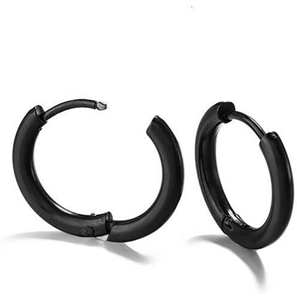 Surgical Stainless Steel Gold Sleeper Cartilage Tiny Hoop Earrings