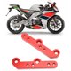thumbnail image 5 of Pedal De Reposapiés Para Motocicleta, Reposapiés Trasero, Mecanizado CNC, Reposapiés Trasero De Pedal Rojo Para Modificar El Reemplazo Para Aprilia GPR150/GPR125 2016-2020 ANGGREK Otros, 5 of 8