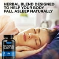 thumbnail image 5 of Natural Sleep Aid (Pack of 3) Capsules Supplement by Phi Naturals, 5 of 8