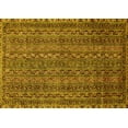 thumbnail image 1 of Ahgly Company Indoor Rectangle Oriental Yellow Modern Area Rugs, 2' x 5', 1 of 4