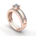 thumbnail image 2 of Natural 3carat Round Cut Diamond Ladies Bridal Solitaire Anniversary Engagement Ring Solid 14K Rose, White or Yellow Gold GH I1, 2 of 3