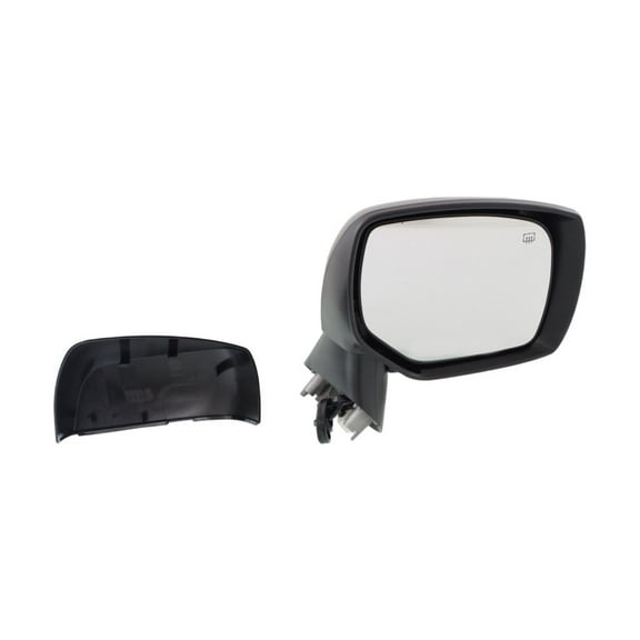 KarParts360 For Subaru Impreza 2012 2013 2014 Door Mirror Passenger Side | Power Glass | Heated | Foldaway | Textured Black | Paint To Match | Replacement For SU1321127 | 91036FJ200