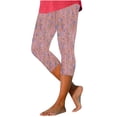 thumbnail image 1 of Pantalones de Yoga de Mujer Capris Impreso Casual Elástico, Pantalones de Yoga de Mujer de Cintura Alta para Todo el Uso de Temporada, 1 of 4