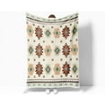thumbnail image 2 of Southwestern Weighted Thick Throw Blankets, Southwest American Pattern Boho Western Cozy Warm Bed Couch Blanket, Aztec White Fleece Flannel Throws to Decorate The Room and Bedroom, 2 of 4