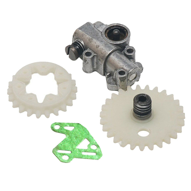 For STIHL MS028 038 048 380 381 Oil Pump Spur Wheel & Worm Gear 1119