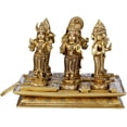 thumbnail image 4 of 6 Inch Navagraha Nine Planets Deities Brass Statues - Planetary Deities Set, 4 of 4