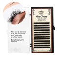 thumbnail image 1 of Natural Silk Protein False Eyelashes Dense Thick Fake Eye Lashes Extension Makeup Tool, 1 of 4