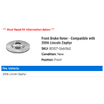 thumbnail image 2 of Front Brake Rotor - Compatible with 2006 Lincoln Zephyr, 2 of 2