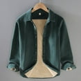 thumbnail image 4 of Men's Corduroy Shirt Cotton Fleece Lined Jacket, 4 of 20