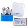 thumbnail image 1 of Northward 5pc 60 Deg 3-Flute HSS Countersink & Deburring Tool Set, 0206-3060, 1 of 8