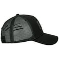 thumbnail image 4 of Hat - Chevrolet Chevy Logo Black and Grey Colorway Mesh Back Hat, 4 of 5