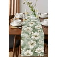 thumbnail image 4 of Ldtrchee Spring Floral Table Runner 72 Inches, Sage Green Summer Flowers Watercolor Bed Runner Dresser Scarves Tabletop for Indoor Outdoor Parties/Ceremony/Banquet, 16" x 72", 4 of 8
