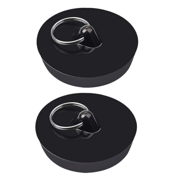 Tapón de fregadero de 2 uds, tapón de desagüe para bañera, tapón de sellado para fregadero, tapón de bañera, tapón de fregadero Universal, tapón de fregadero para Hotel, baño de bañera