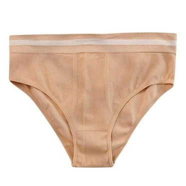 Yuzhih Plus Size Underwear for Women Low Waisted Breathable Ladies Panties Soft Comfy Seamless Briefs