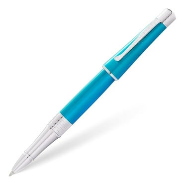 Gel Rollerball Pen - Beverly Refillable Pen, Medium Point, Teal Lacquer & Gift Box