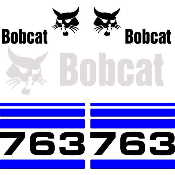 763 NS (New Style) Fits Bobcat Excavator Decal Set Whole Machine