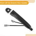 thumbnail image 4 of Unique Bargains Manija de Puerta Exterior del Lado del Conductor No.806443WC2A para Nissan Versa 2013-2019 Negro ABS 1 Juego, 4 of 6