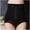 Black, variant on HUPOM Girls Panties Underwear For Women In Clothing Compression Leisure Loop Comfort Waist Black 3XL