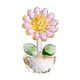 thumbnail image 1 of Figura de girasol, ramo de cristal, centro de mesa de flores, adorno de girasol pequeño rosa, 1 of 9
