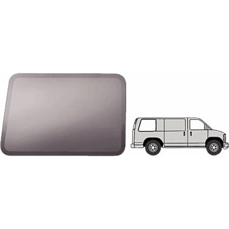Chevy Passenger Van - CRL Fixed 'All-Glass' Look Window - Passengers Side Rear 1997+ Chevy/GMC Vans 42-3/4