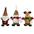 thumbnail image 1 of Decoración navideña, adornos de muñecos de peluche para Navidad, adornos colgantes para árboles de Navidad, adornos de muñecos de peluche para Navidad, gran rendimiento, 1 of 5