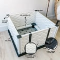 thumbnail image 6 of EZWHELP WHELPING BOX FOR DOGS AND PUPPIES - INDOOR DOG WHELPING PEN WITH RAILS - SANITARY DOG WHELPING BOX, 6 of 9