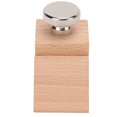 thumbnail image 1 of Hand Sanding Block, Ergonomic Handle Abrasion Resistant Wooden Sanding Block Hand Made Leather Tools  Versatile  For Polishing Shaping   Bevel, 1 of 8