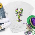 thumbnail image 4 of PMUYBHF Mode pour Femmes Hauts Décontractés Manches Courtes Col Rond T-Shirt Imprimé Ample 3934 L, 4 of 5