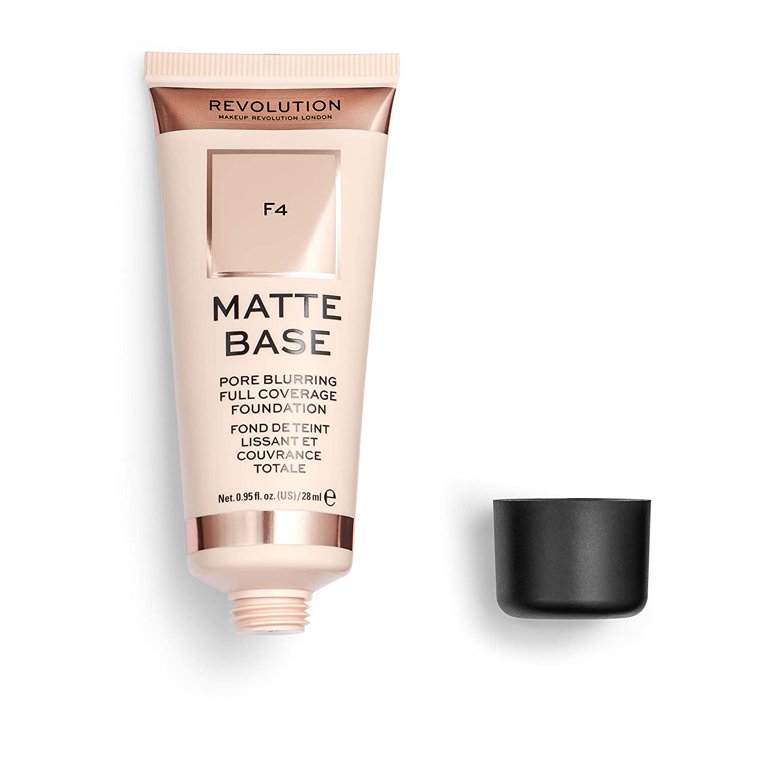 Revolution Matte Base Pore Blurring Full Coverage Foundation - F4